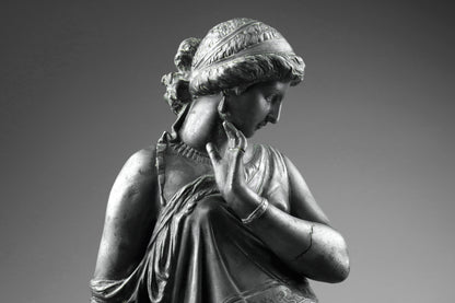 Spelter Neoclassical Lady