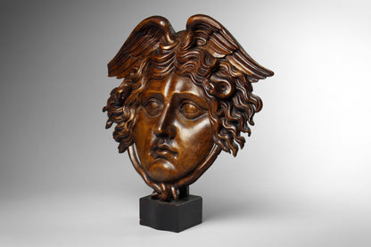 Grand Tour Wood Medusa Plaque