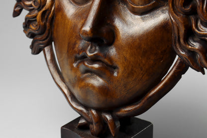 Grand Tour Wood Medusa Plaque