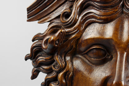Grand Tour Wood Medusa Plaque