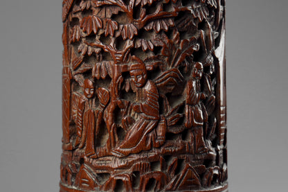Chinese Carved Brush Pots