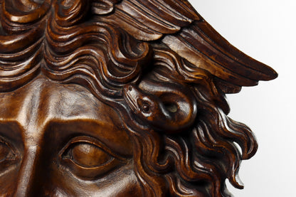 Grand Tour Wood Medusa Plaque