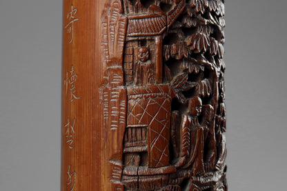 Chinese Carved Brush Pots
