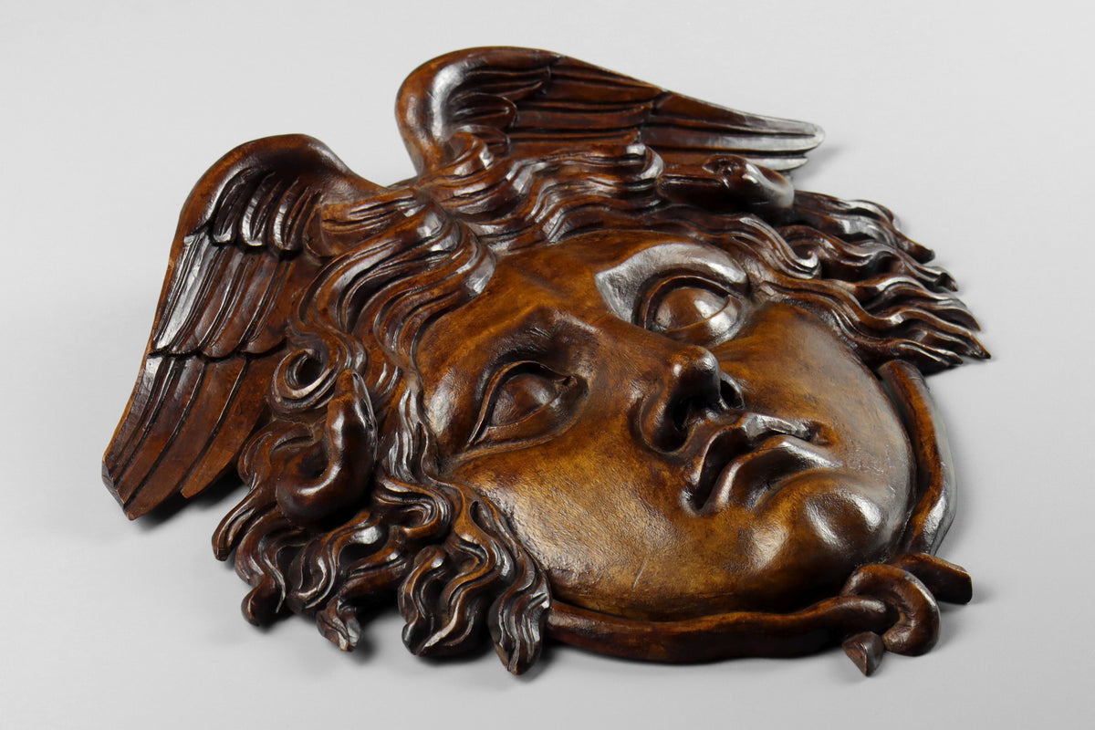 Grand Tour Wood Medusa Plaque