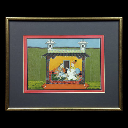 Indian Miniature of a Royal Couple