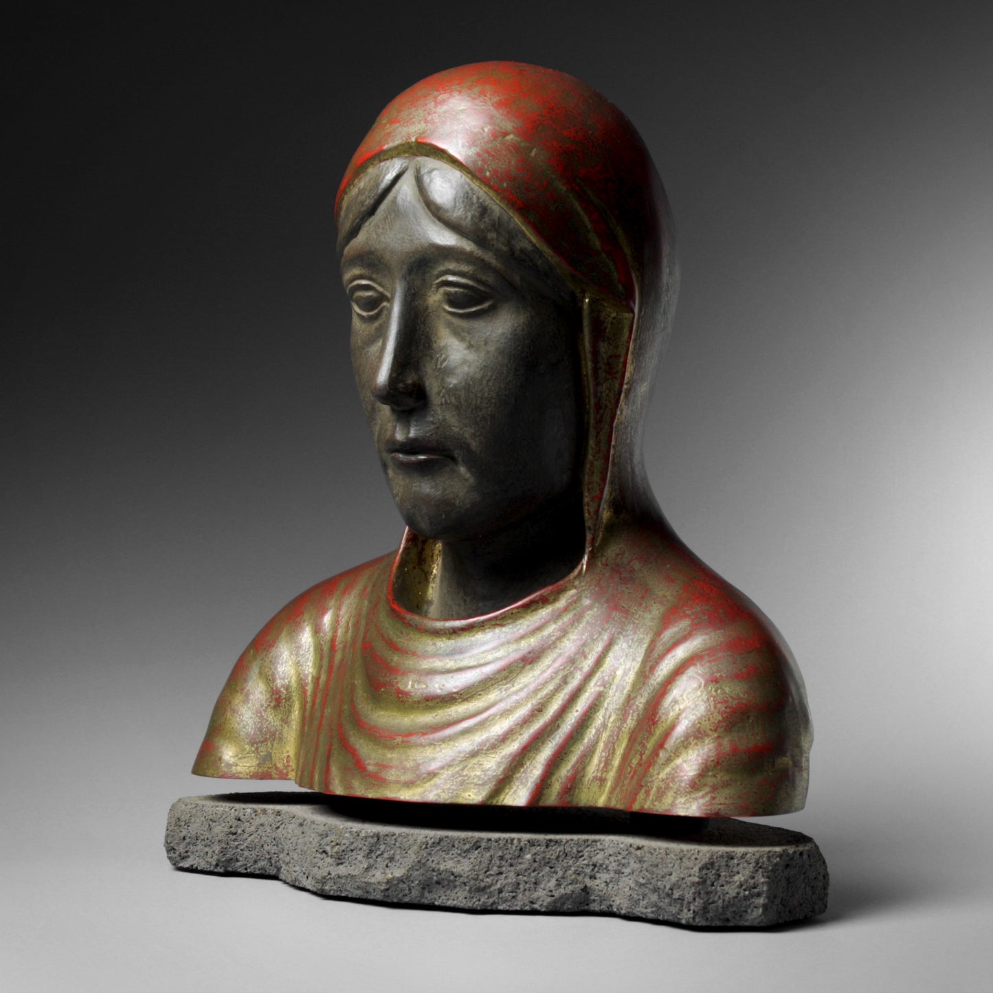 Resin bust of the Virgin Mary