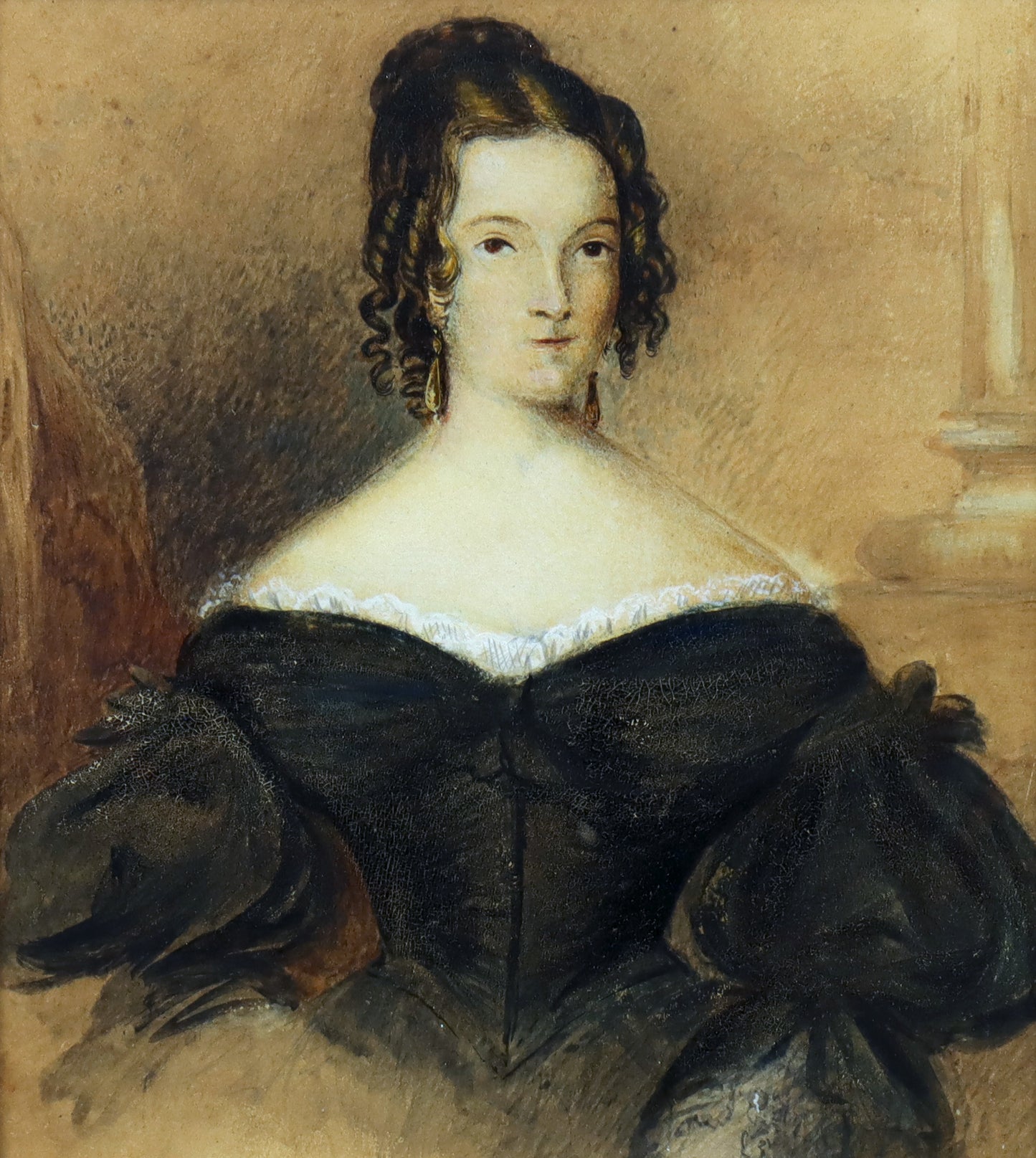 Portrait Miniature of a Lady