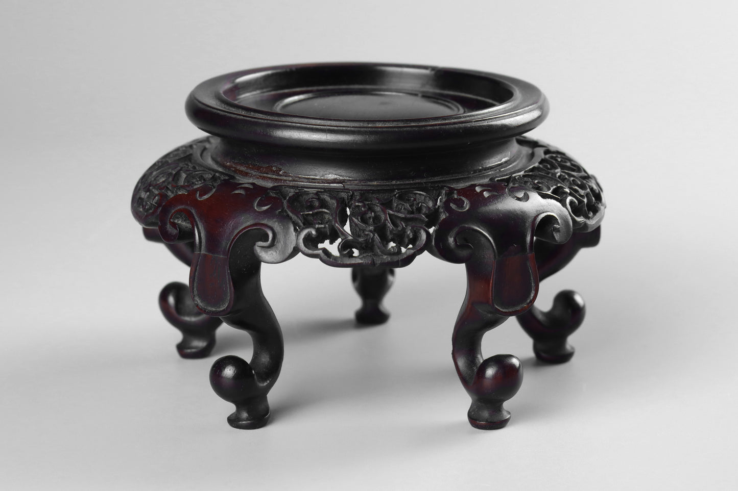 Three Chinese Carved Stands