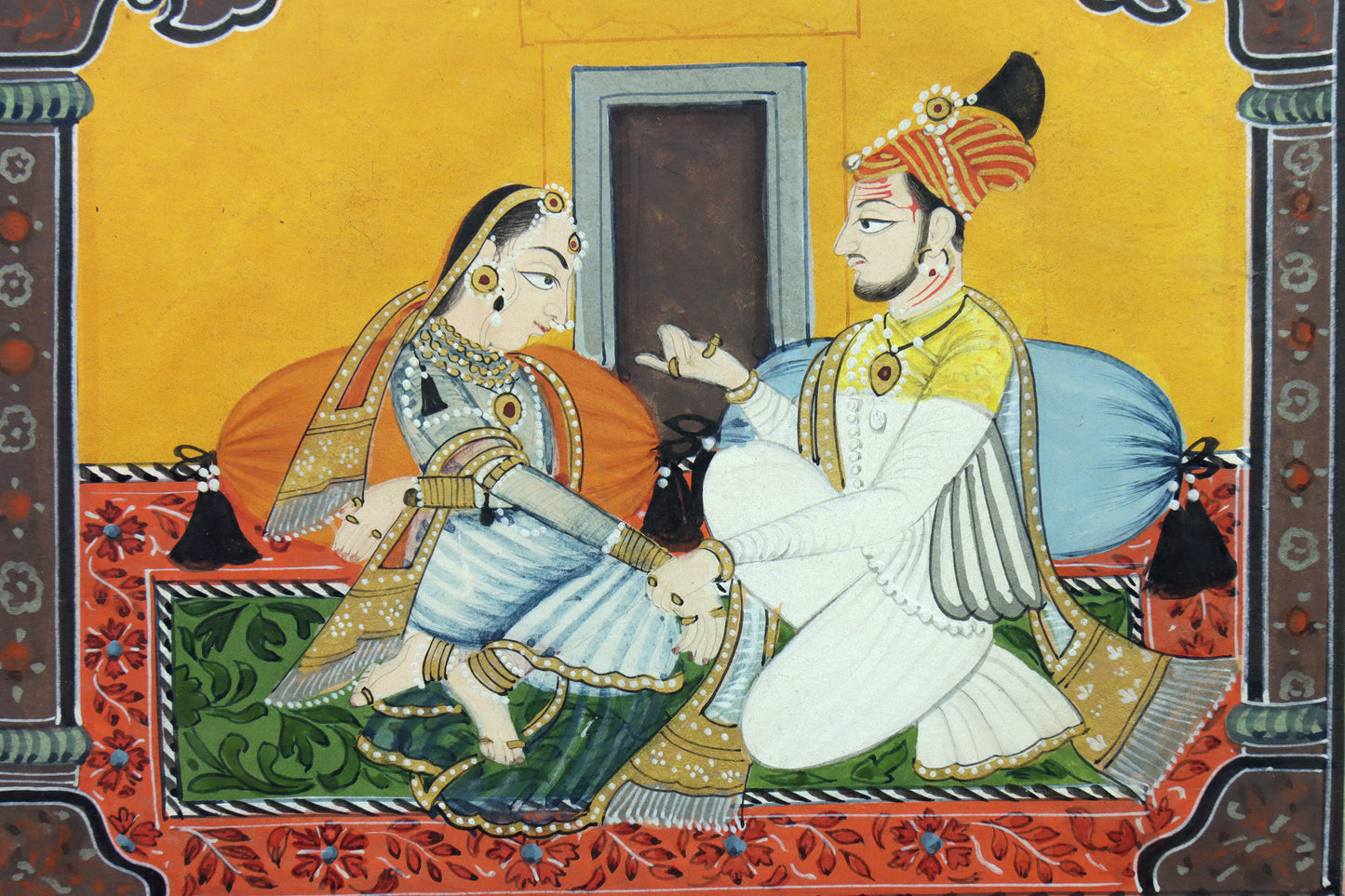 Indian Miniature of a Royal Couple