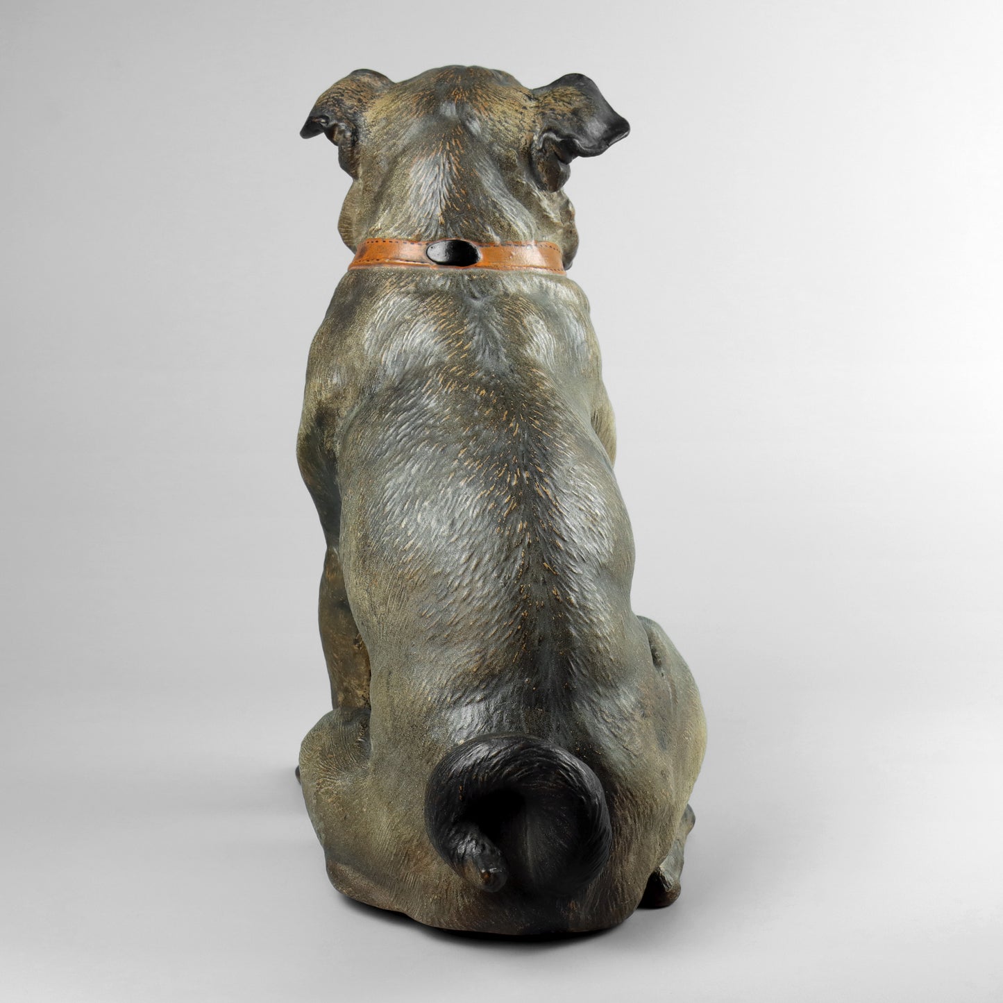 Large Terracotta Pug Dog