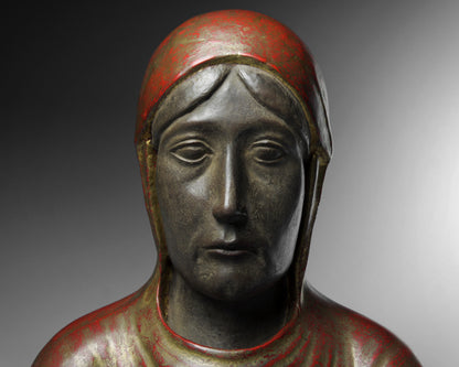 Resin bust of the Virgin Mary