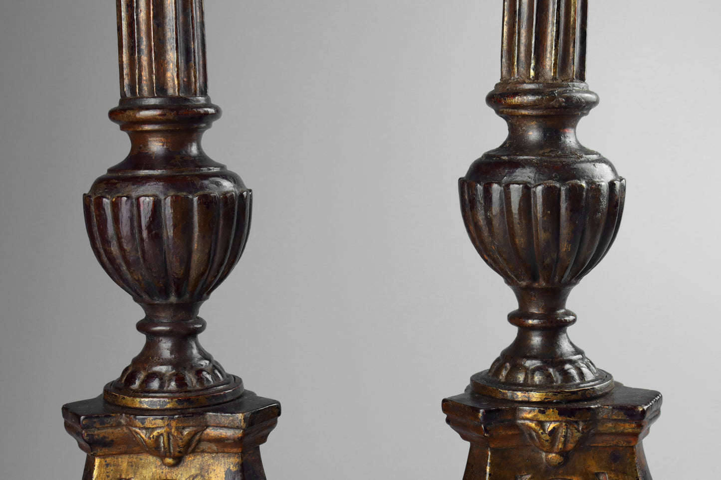 Giltwood Altar Candlesticks