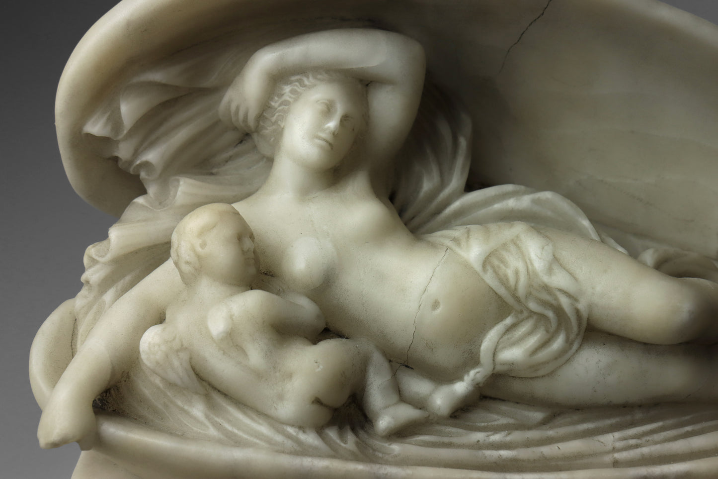 Alabaster Statue of The Birth of Venus