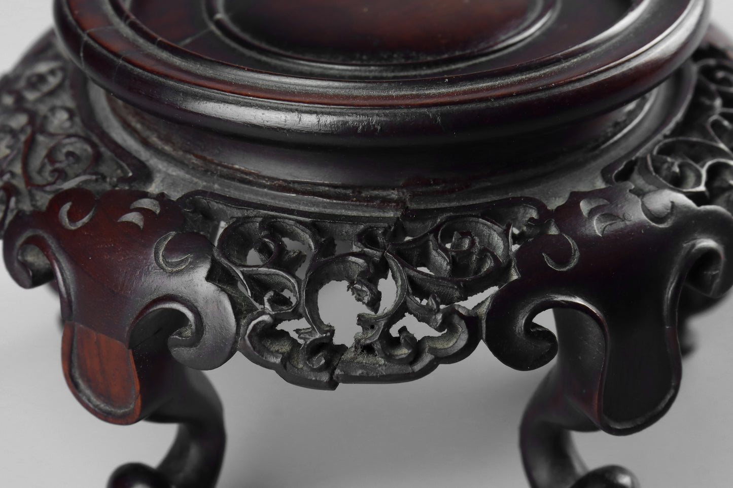 Three Chinese Carved Stands