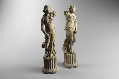 Grand Tour Wood Statues