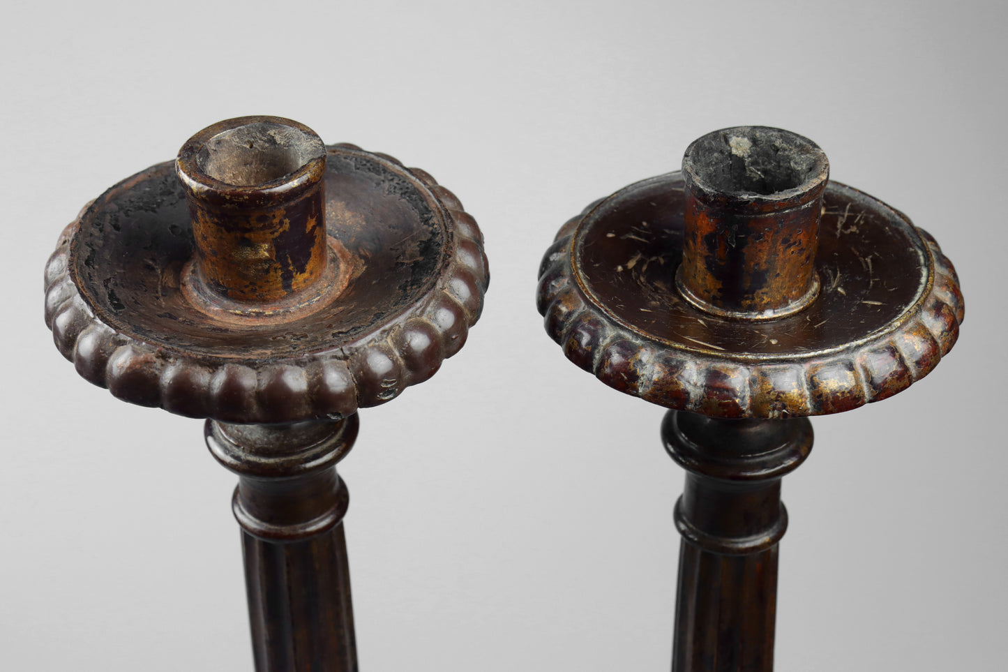 Giltwood Altar Candlesticks