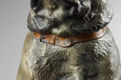 Large Terracotta Pug Dog