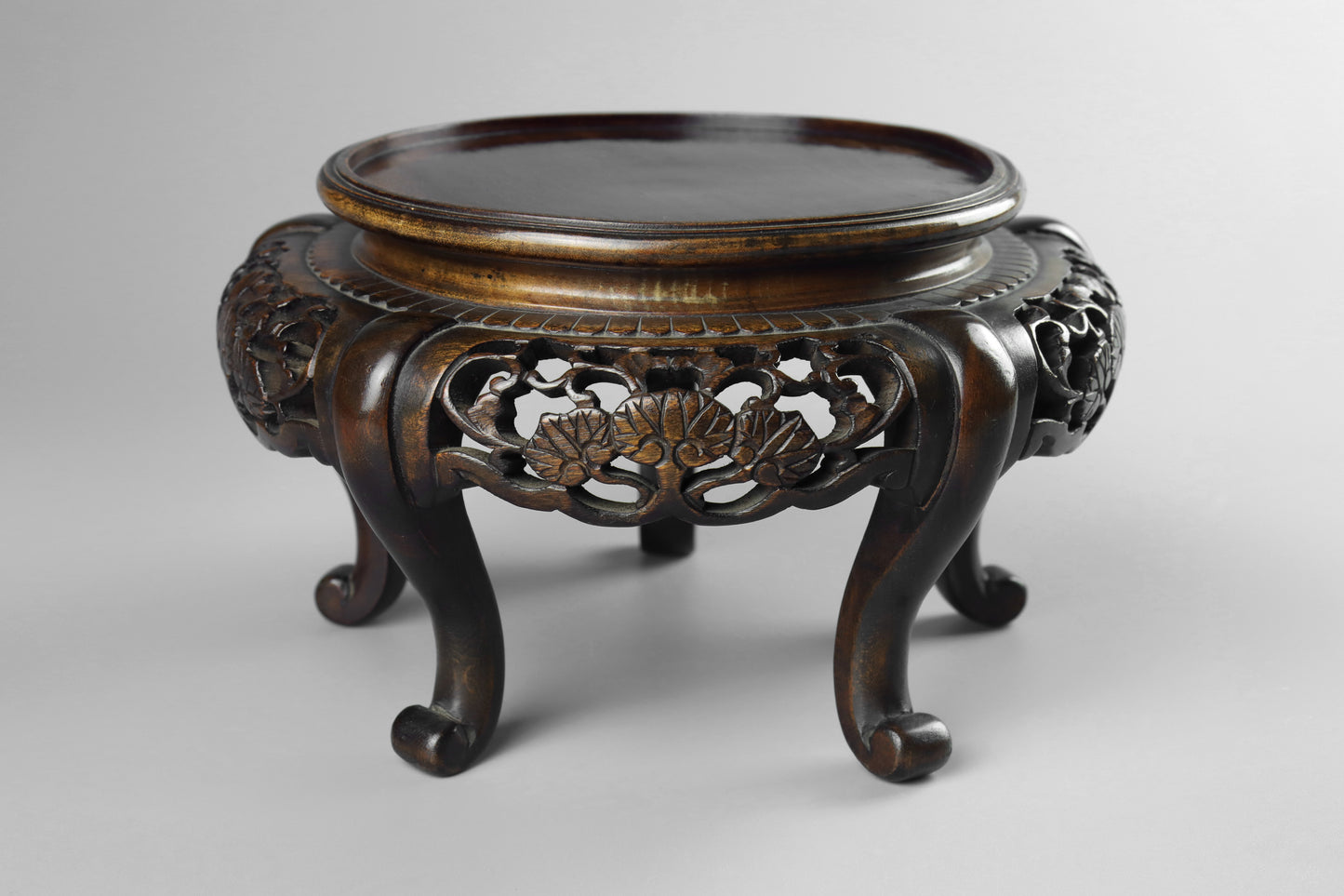 Three Chinese Carved Stands