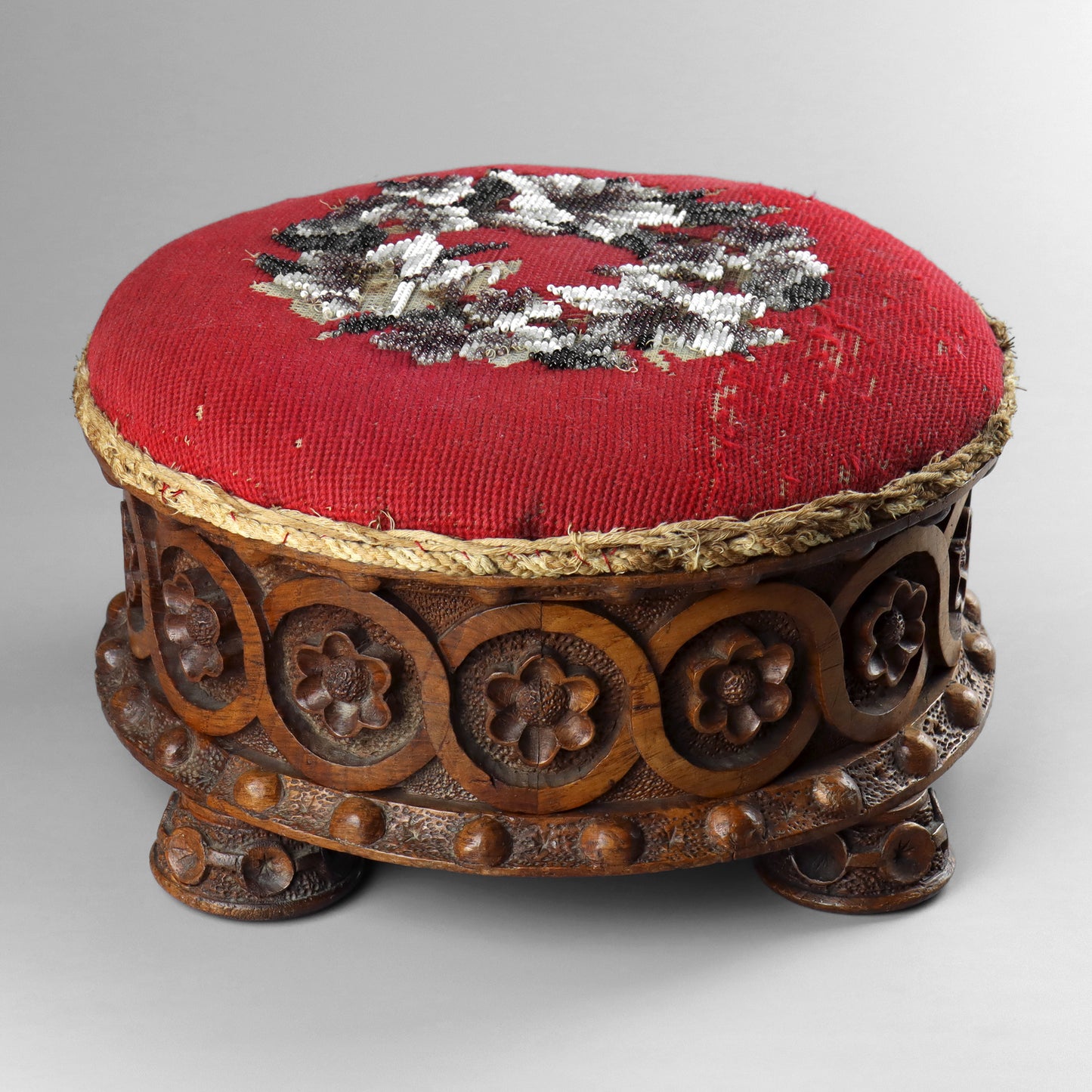 Gothic Revival Footstool