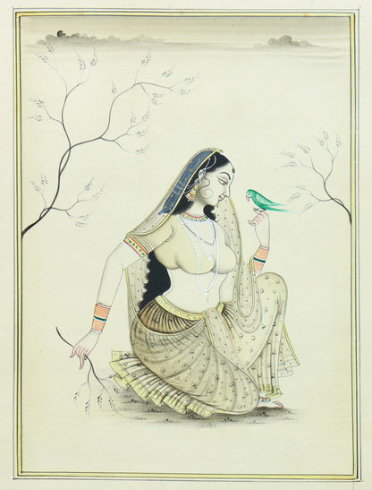 Indian Miniature of a Lady