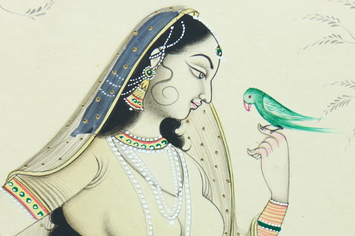 Indian Miniature of a Lady