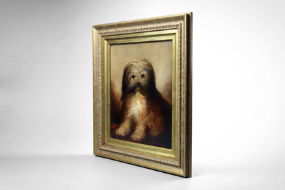Portrait of a Long-Haired Terrier