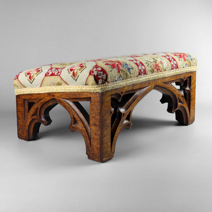 Gothic Revival Prayer Stool