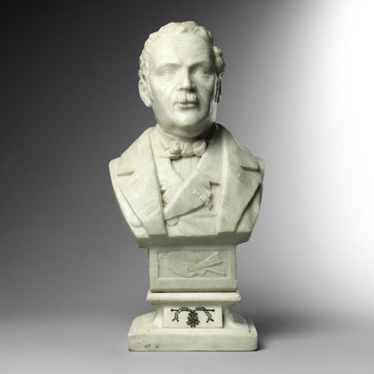 Marble Bust of an Artist