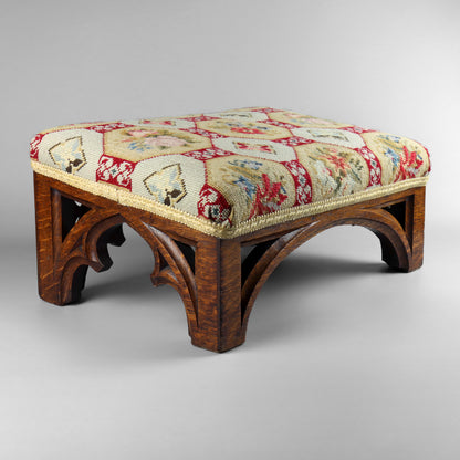 Gothic Revival Prayer Stool
