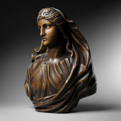 Carved Bust of a Lady