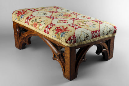 Gothic Revival Prayer Stool