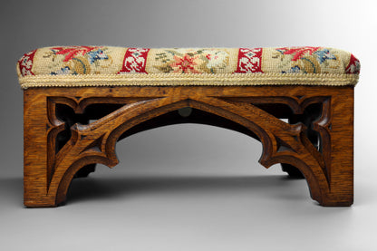 Gothic Revival Prayer Stool
