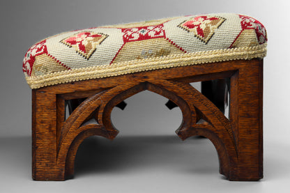 Gothic Revival Prayer Stool