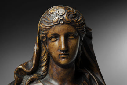 Carved Bust of a Lady