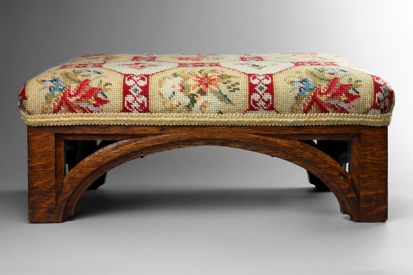 Gothic Revival Prayer Stool