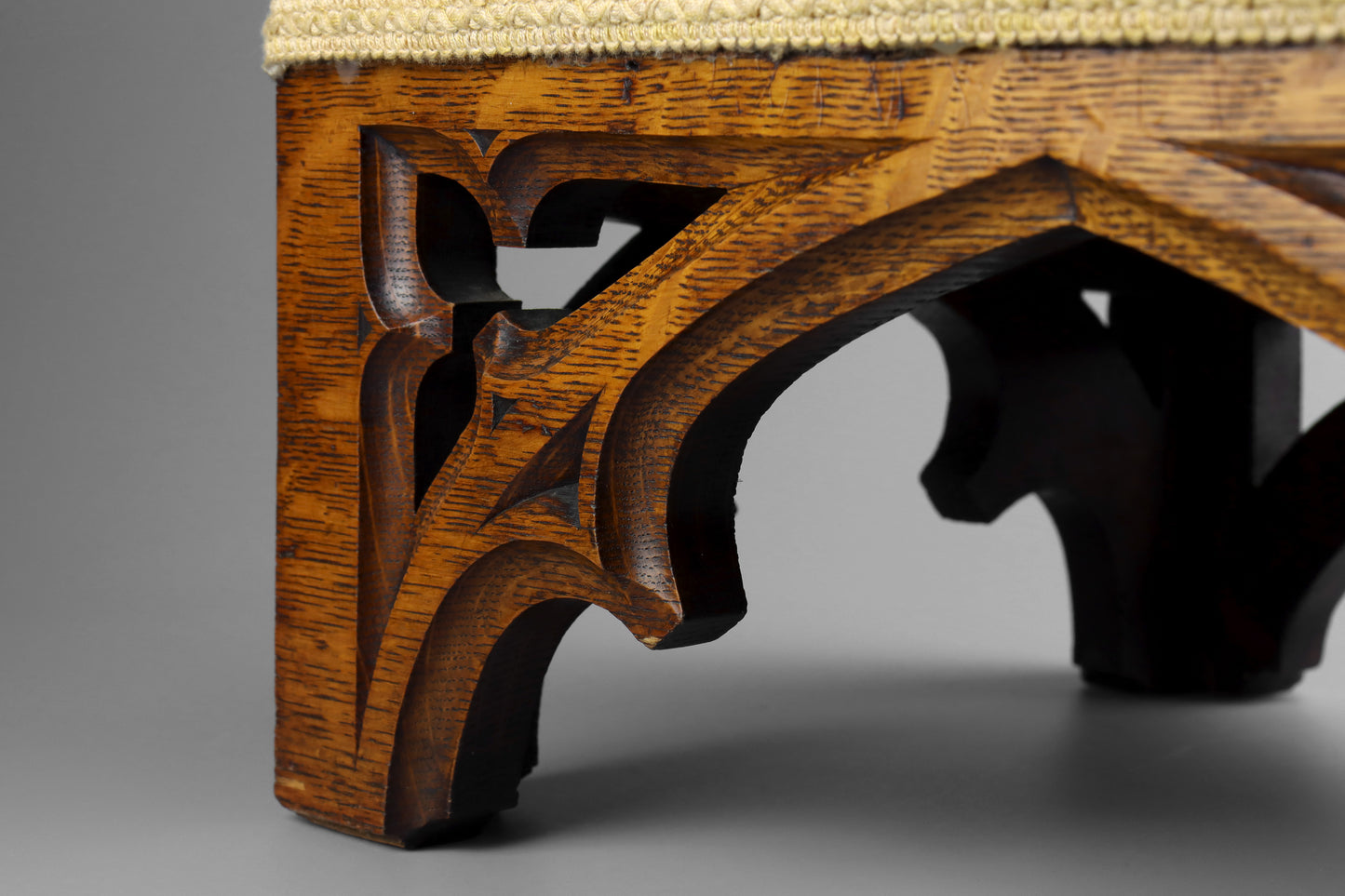 Gothic Revival Prayer Stool