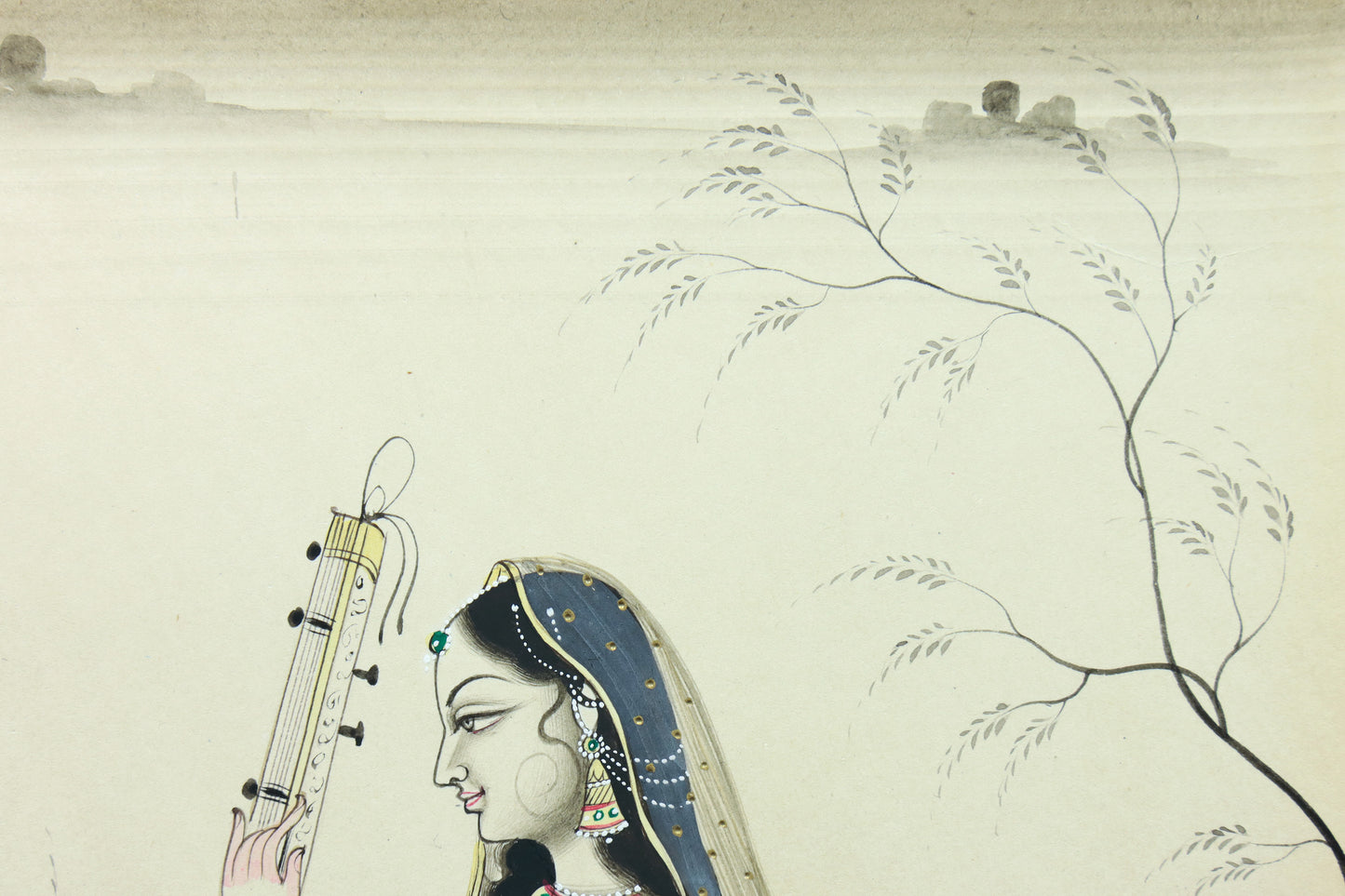 Indian Miniature of a Lady