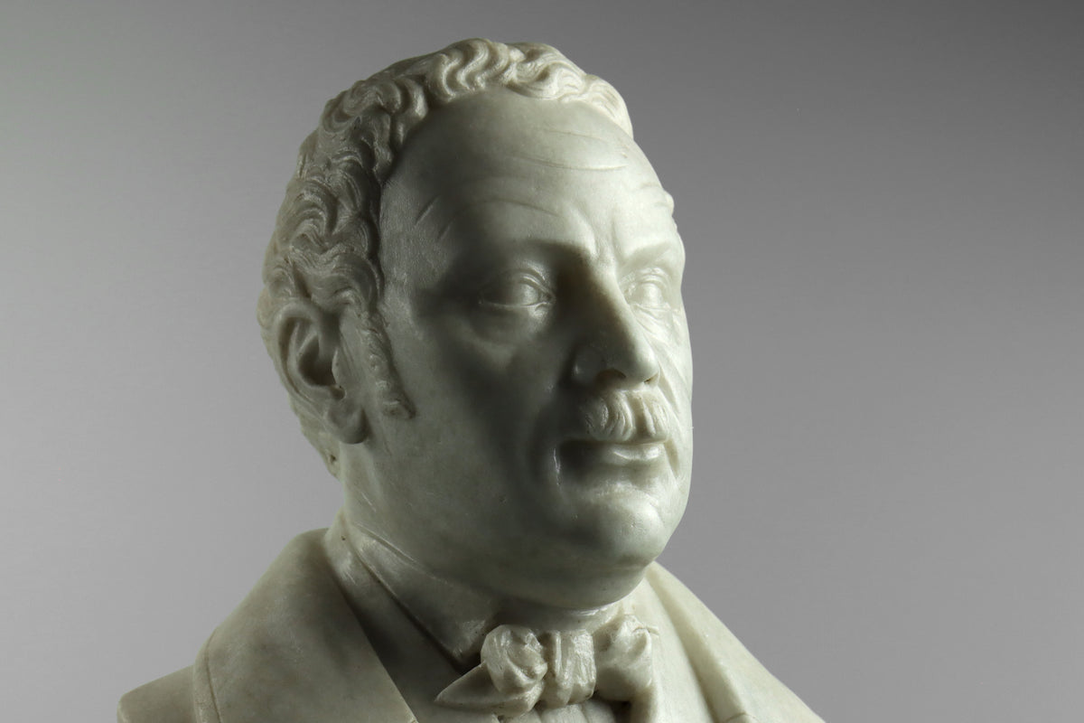 Marble Bust of an Artist