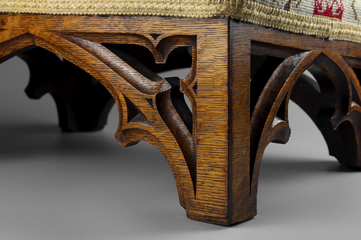Gothic Revival Prayer Stool