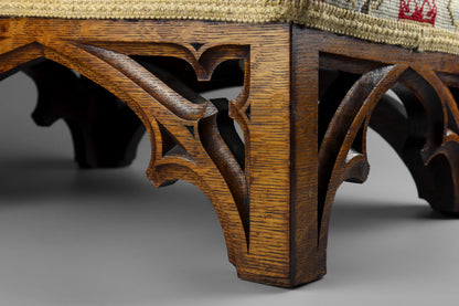 Gothic Revival Prayer Stool