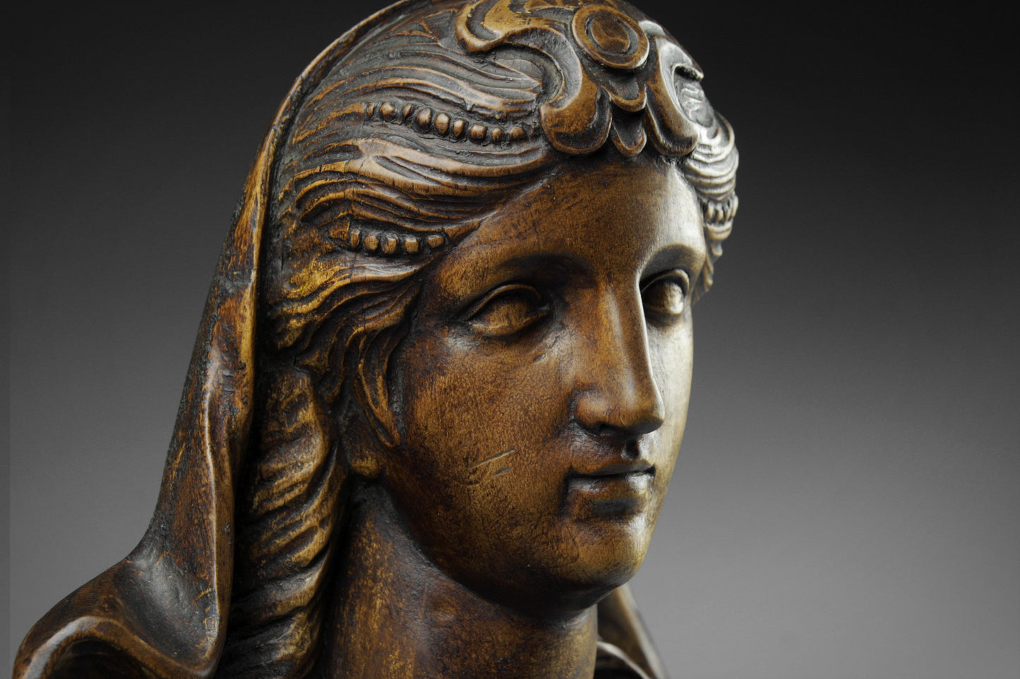 Carved Bust of a Lady