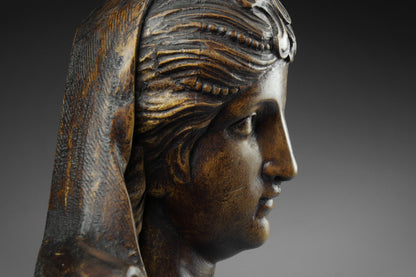 Carved Bust of a Lady