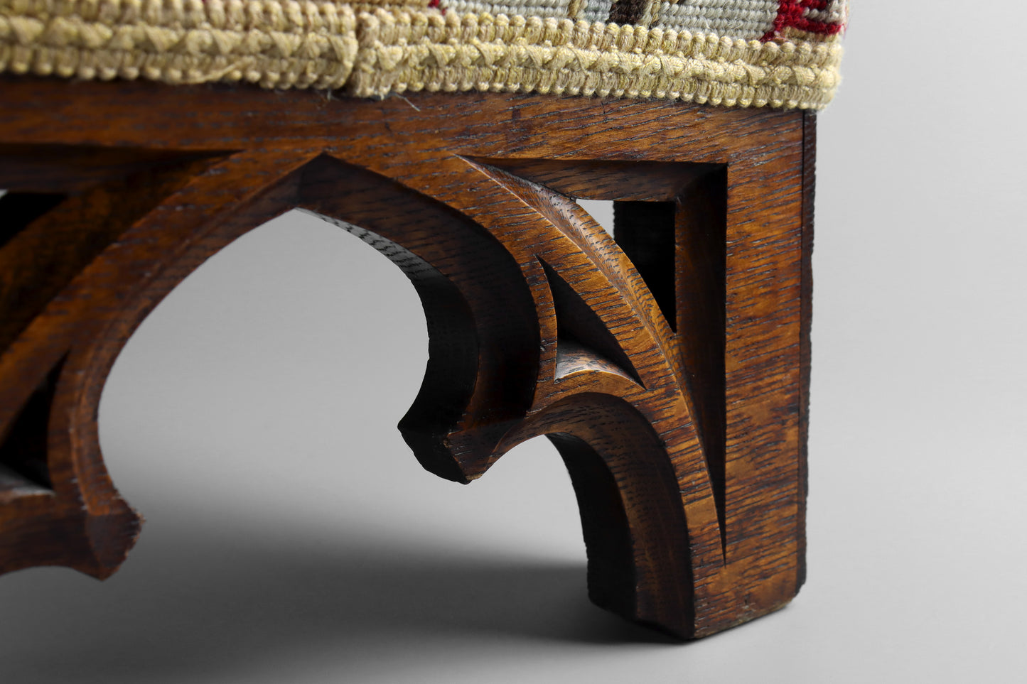 Gothic Revival Prayer Stool