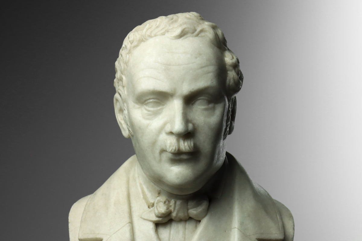 Marble Bust of an Artist