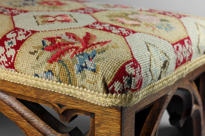 Gothic Revival Prayer Stool