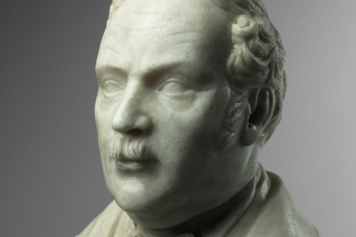Marble Bust of an Artist