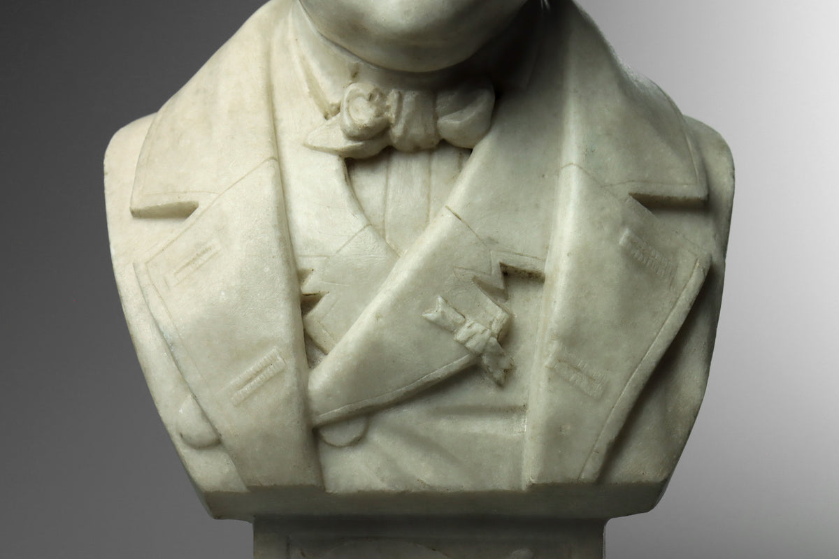 Marble Bust of an Artist