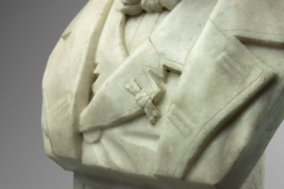 Marble Bust of an Artist
