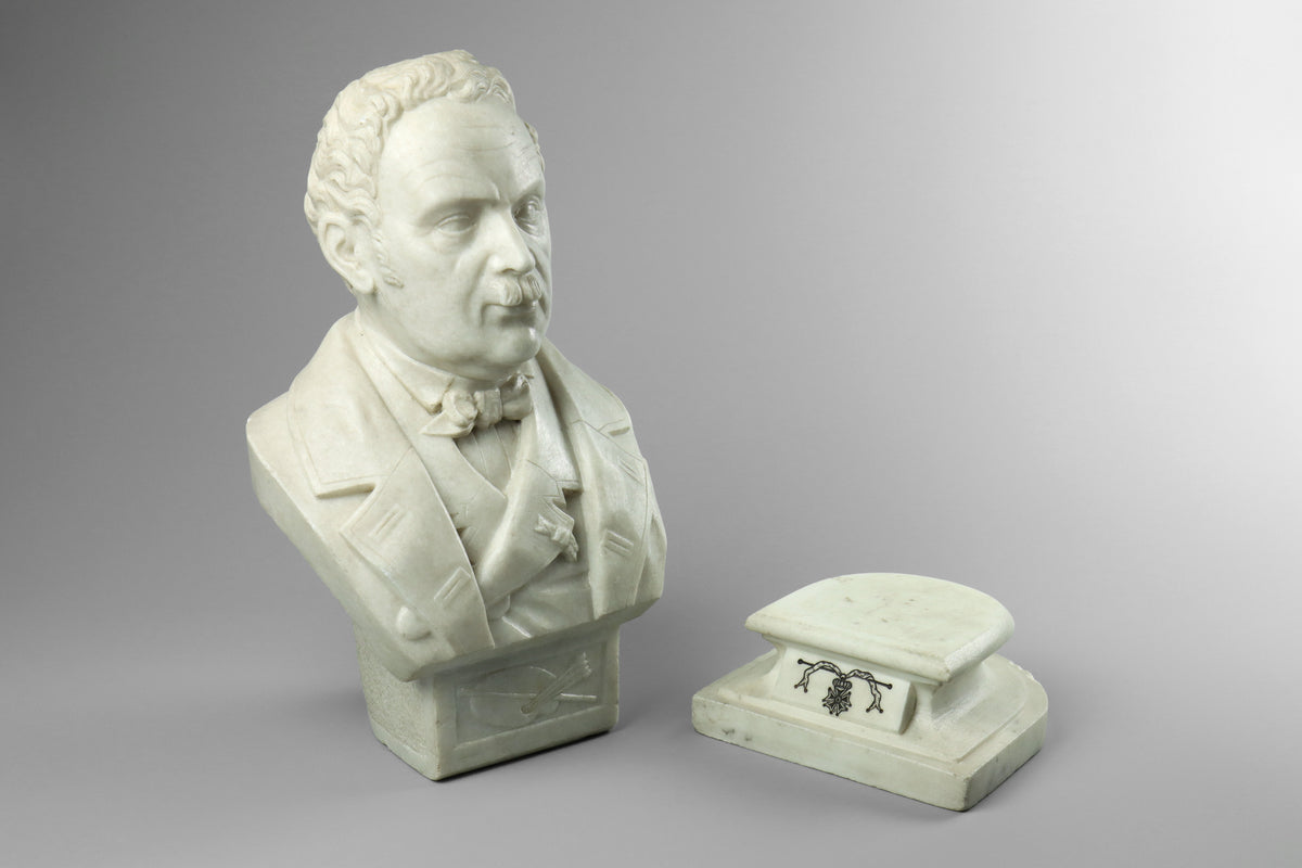 Marble Bust of an Artist