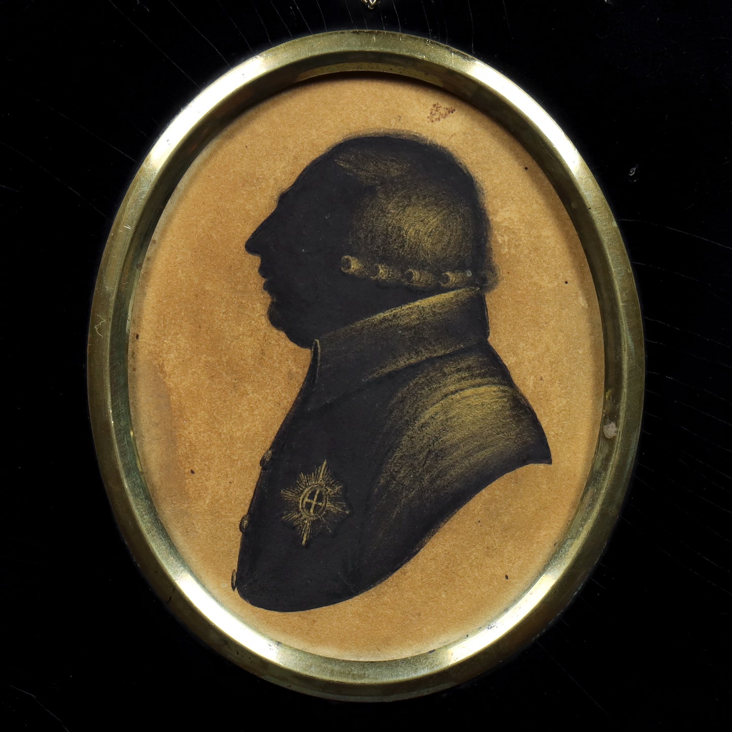 Silhouette of King George III